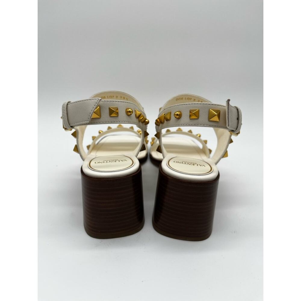 Valentino Garavani Vlogo Rockstud 60 Sandals Heeled White - 38.5 US 8.5 - Picture 9 of 15